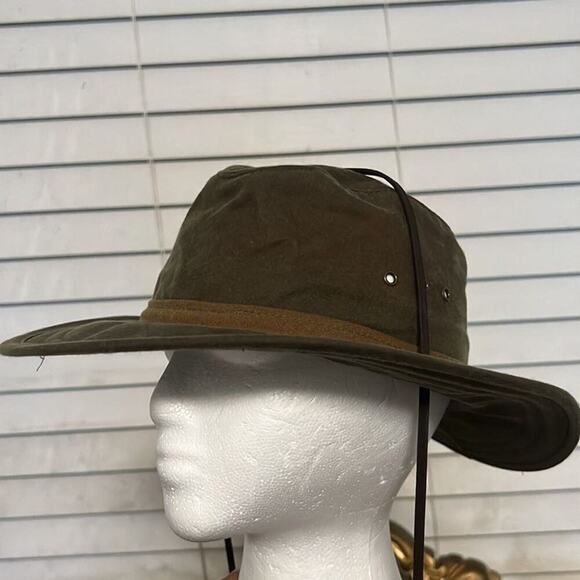 OUTBACK TRADING COMPANY WILLIS WESTERN HAT SIZE SMALL/MEDIUM - Picture 7 of 9